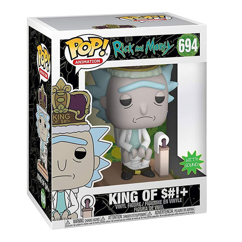 Funko Pop! Animation Rick And Morty King Of $#!+ 694 Exclusivo