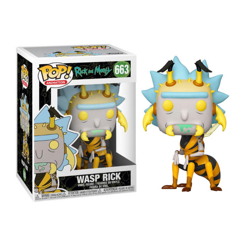 Funko Pop! Animation Rick And Morty Wasp Rick 663 - Moça do Pop