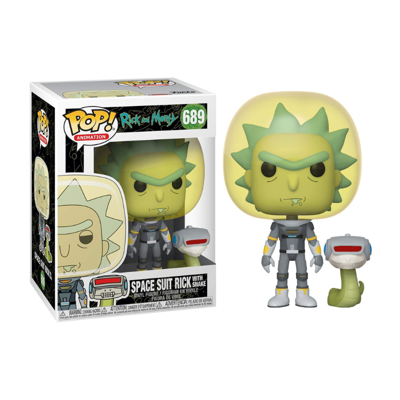 Funko Pop! Animation Rick And Morty Space Suit Rick With Snake 689