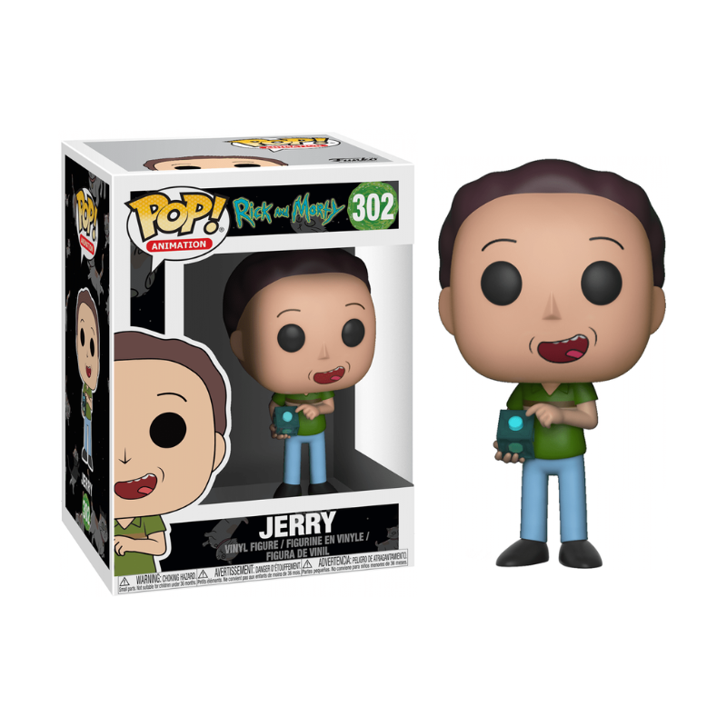 Funko Pop! Animation Rick And Morty Jerry 302 Original