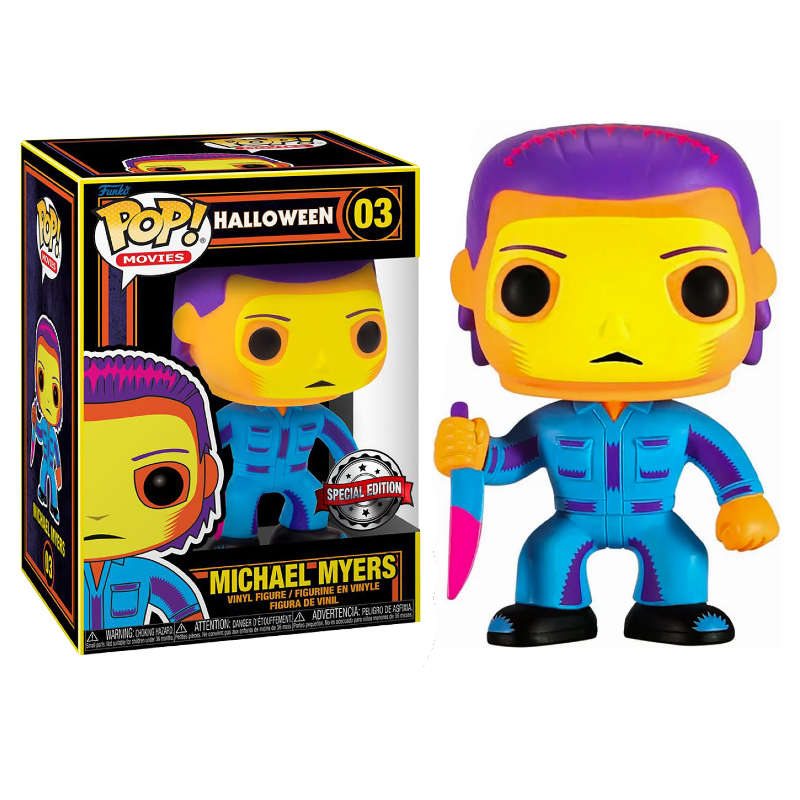 Funko Pop! フィギュアセット ハロウィン Funko Pop! Filme Halloween Michael Myers 03 Exclusivo BlackLight