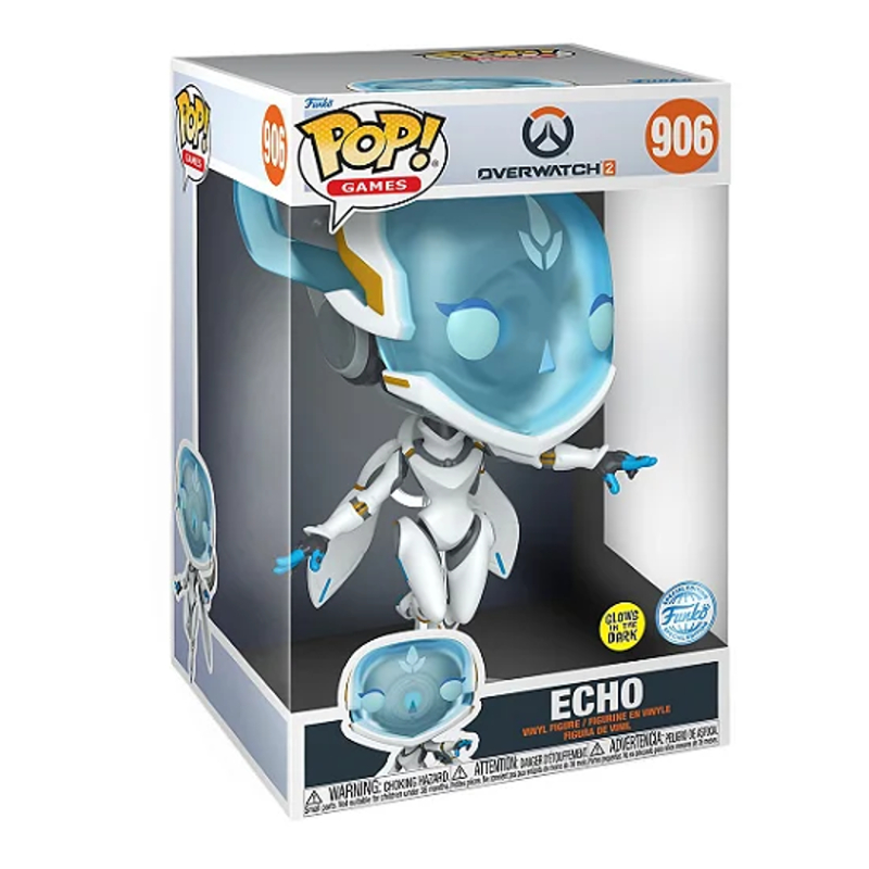 Funko Pop! Games Overwatch 2 Echo 906 Exclusivo Glow 10 Polegadas