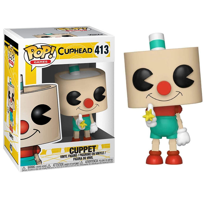 Funko Cuphead フィギュアセット カップヘッド Funko Pop! Games Cuphead 310 Original Colecionavel - Moça do Pop