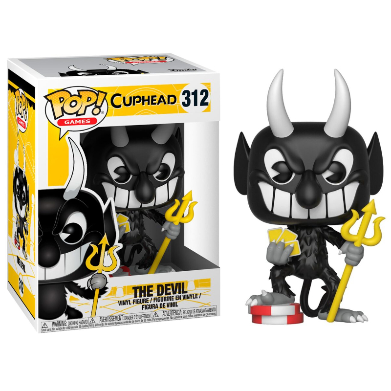 Funko Pop! Games Cuphead The Devil 312 Original Colecionavel