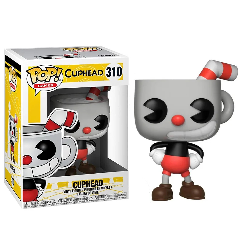 Funko Cuphead フィギュアセット カップヘッド Funko Pop! Games Cuphead 310 Original Colecionavel - Moça do Pop