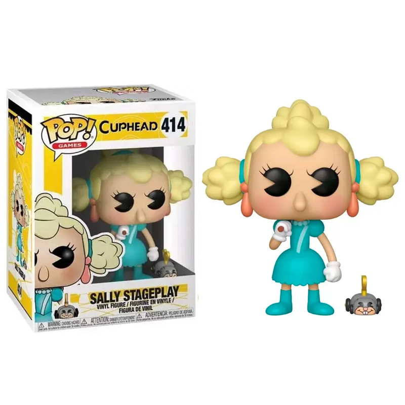 Funko Pop! Games Cuphead Sally Stageplay 414 Original Colecionavel