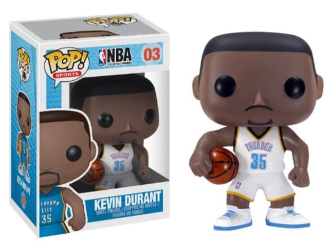 Funko Pop! Basketball Kevin Durant 03 Original Boneco Colecionavel