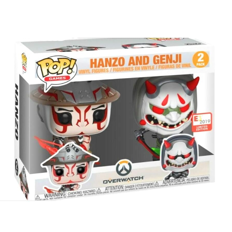 Funko POP! オーバーウォッチ ハンゾー ゲンジ 限定版 Funko Pop! Games Overwatch Hanzo And Genji 2 Pack Exclusivo - Moça