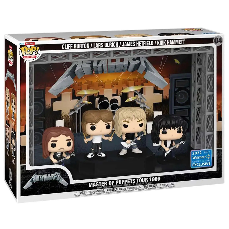 洋楽 LLICA / Master Of Puppets Deluxe Box Funko Pop! Rocks Metallica Master of Puppets Tour 04 Exclusivo