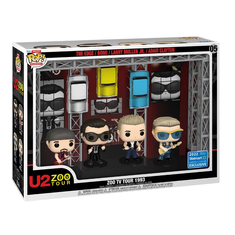 超レア:コレクターアイテム U2 POP 特別版 VHS & CD BOXセット Funko Pop! Album Deluxe Moment U2 Zoo TV Tour 1993 05 Exclusivo