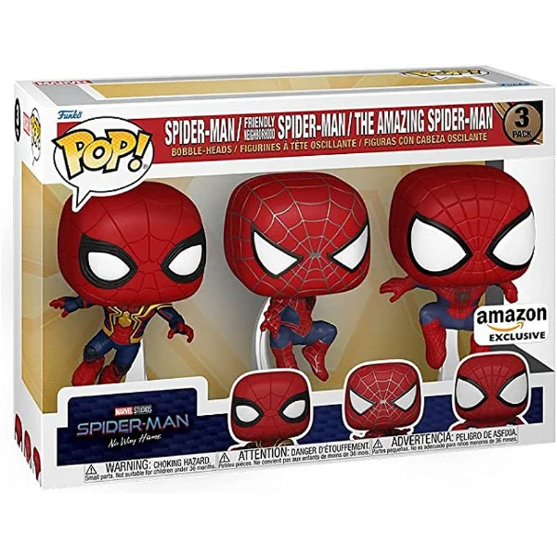 Funko Pop! Marvel Spider-Man No Way Home Spider-Man 3 Pack