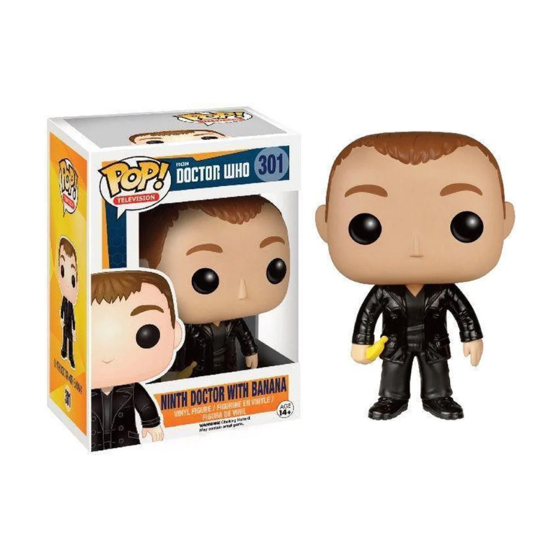 Funko Pop! Doctor Who Ninth Doctor With Banana 301 Exclusivo