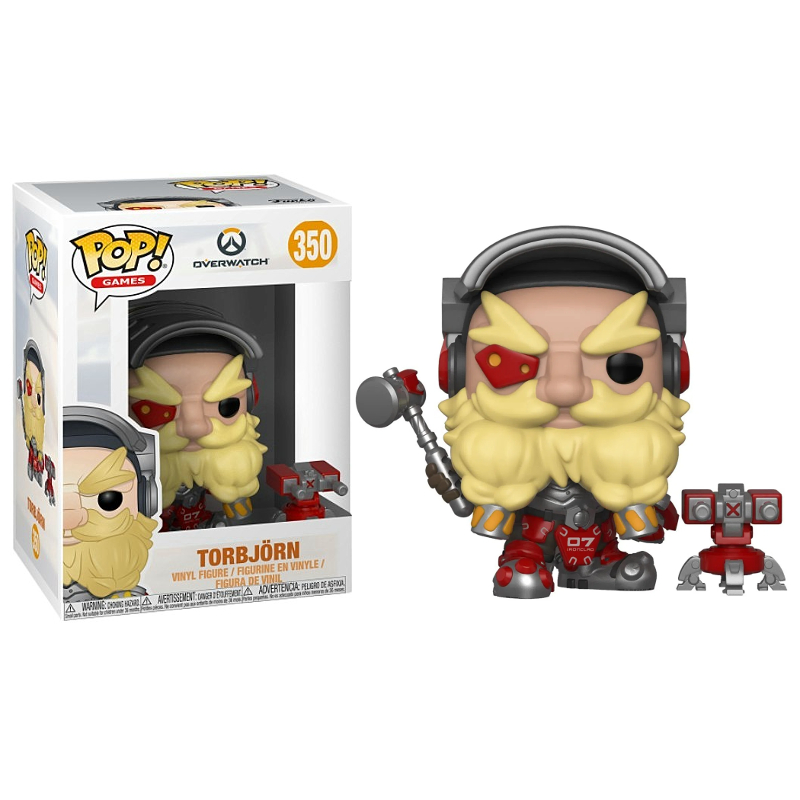 Funko Pop! Games Overwatch Torbjörn 350 Original Colecionavel