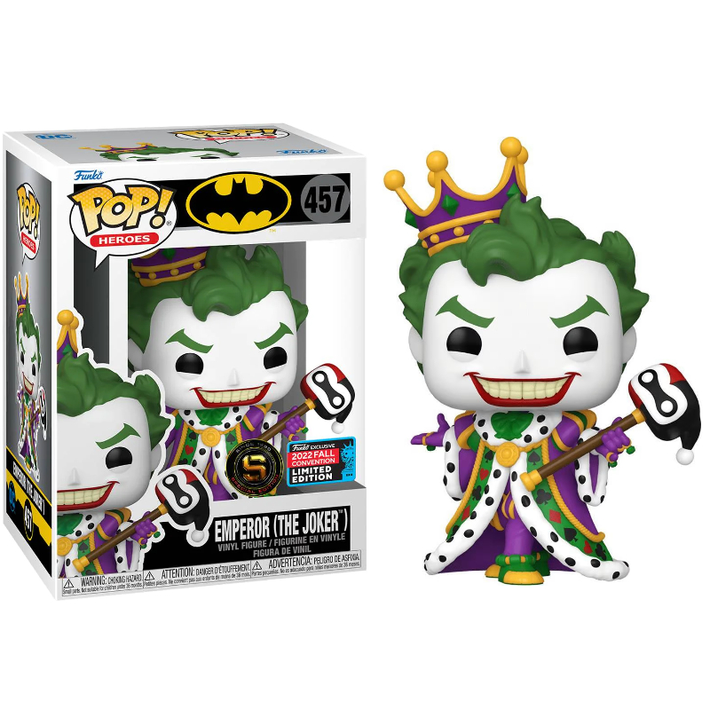 Funko Pop! DC Batman: Emperor The Joker #457 NYCC Shared Exclusive IN HAND