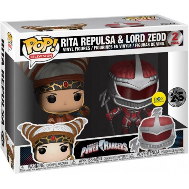 Funko Pop! Power Rangers Rita Repulsa & Lord Zedd 2 Pack Original