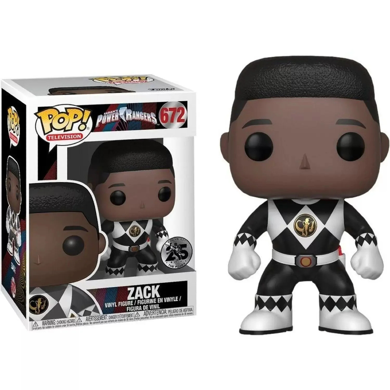Funko Pop! Television Power Rangers Zack 672 Exclusivo Original