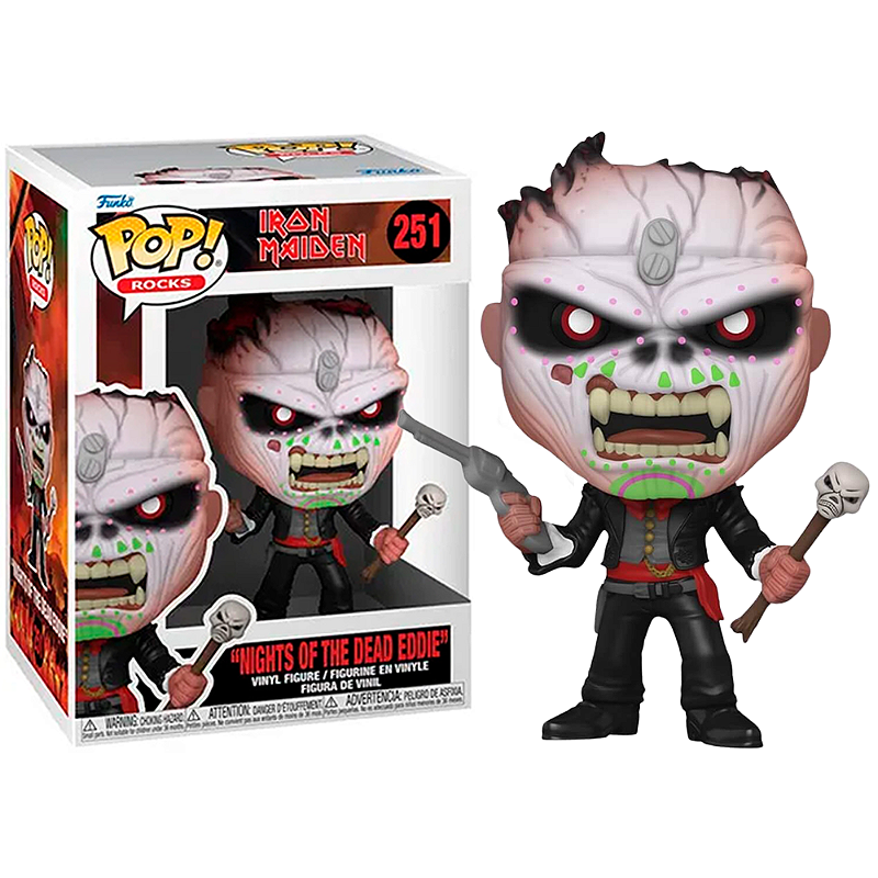 Funko Pop! Rocks Iron Maiden Nights Of The Dead Eddie 251 Original