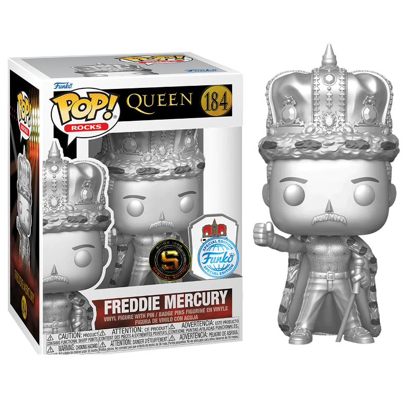 Funko Pop! Rocks Queen Freddie Mercury 184 Exclusivo
