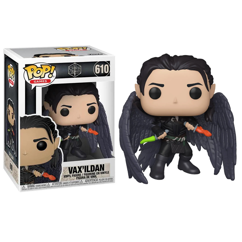 Funko Pop! Games Critical Role Vax'Ildan 610 Original Colecionavel ...