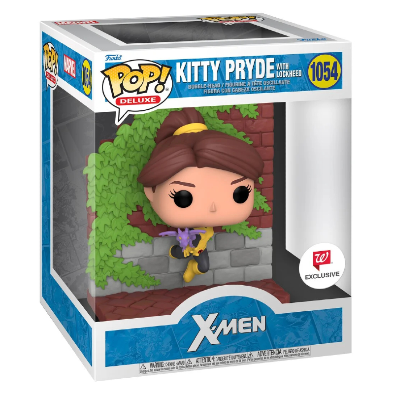 Funko Pop! Deluxe X men Kitty Pride With Lockheed 1054 Exclusivo