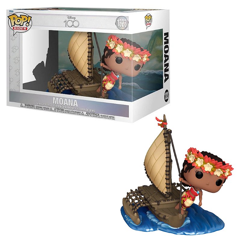 Funko Pop! Rides Disney 100Th Anniversary Moana 1323 Original - Moça do ...