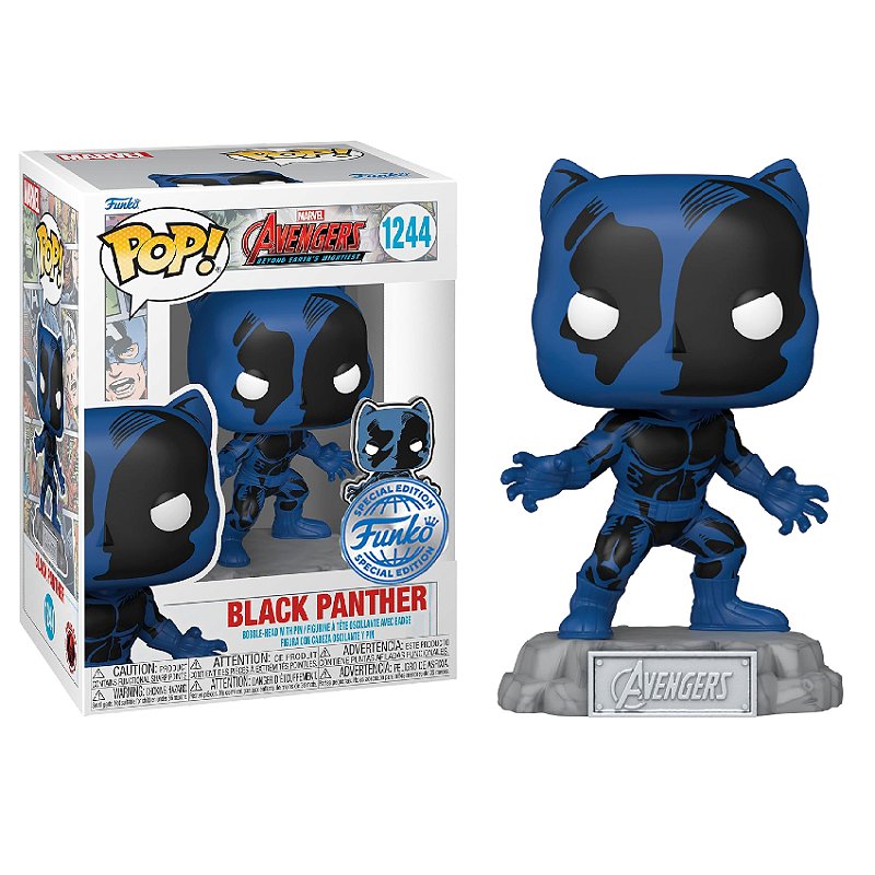 Funko Pop! Marvel Avengers Black Panther 1244 Exclusivo Original