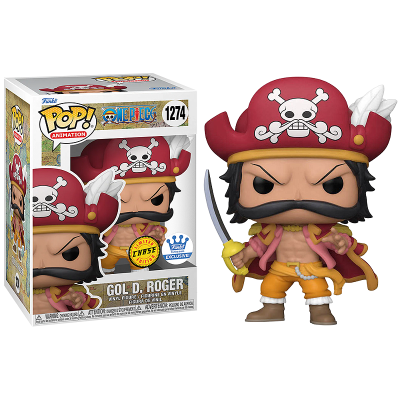Funko Pop! One Piece Gol D. Roger 1274 Exclusivo Chase Original