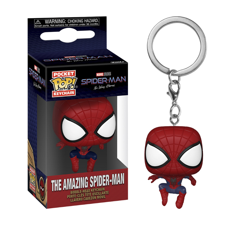 Funko Pop! Chaveiro Keychain Marvel The Amazing Spider Man Original - Moça  do Pop - Funko Pop é aqui!