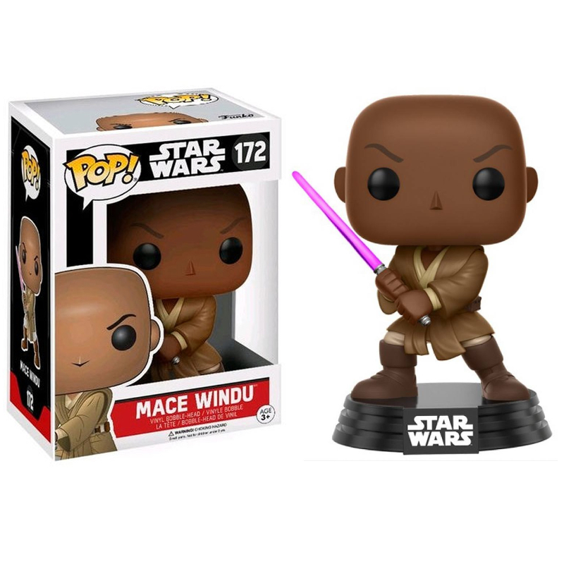 Funko Pop! Star Wars Mace Windu 172 Original Colecionavel - Moça