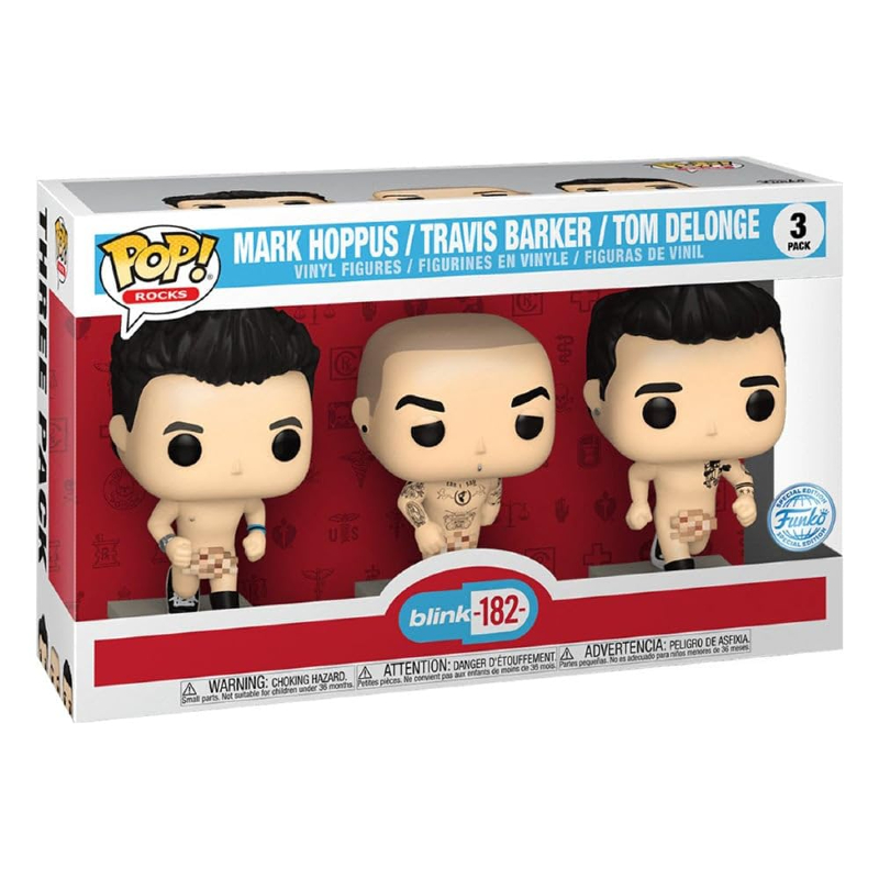 Funko Pop! Rocks Blink 182 3 Pack Exclusivo Original Colecionavel