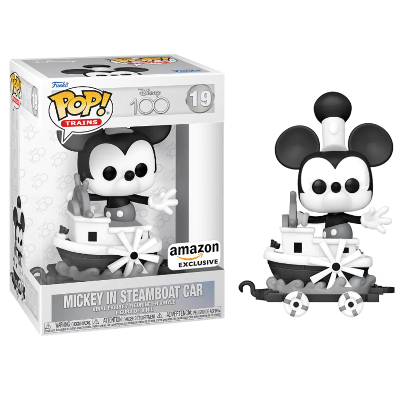 Funko Pop! Disney Mickey in Steamboat Car 19 Exclusivo Original