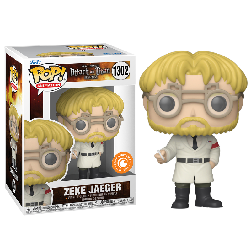 Funko Pop! Animation Attack On Titan Zeke Jaeger 1302 Exclusivo