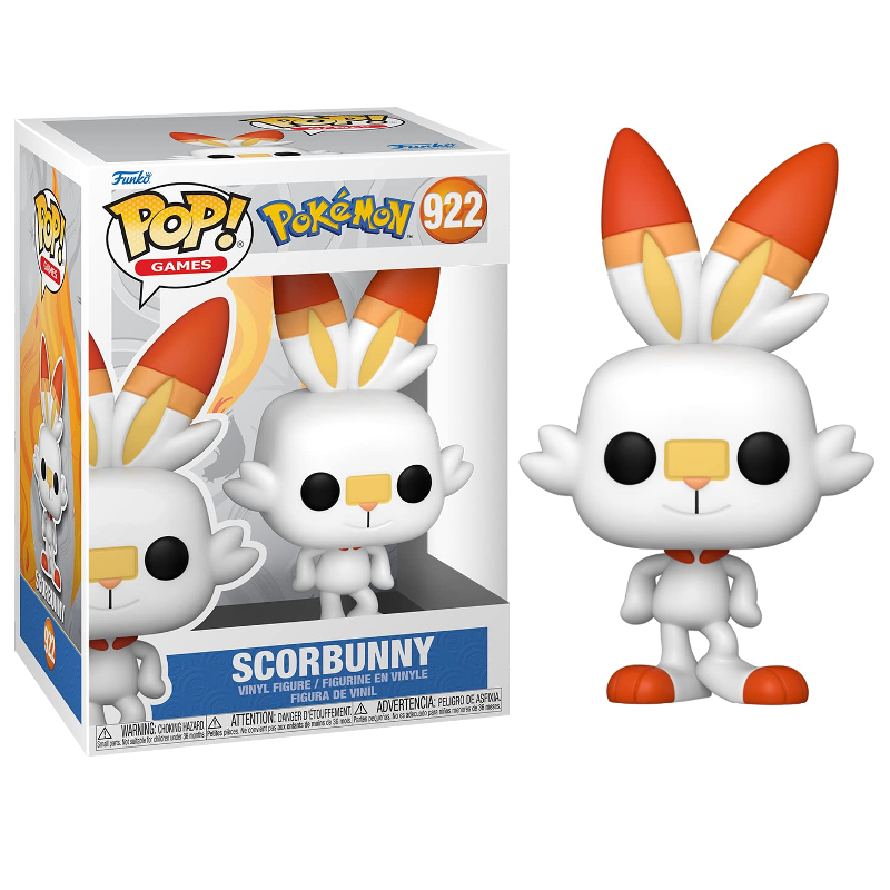 Funko Pop! Games Pokemon Scorbunny 922 Original Colecionavel