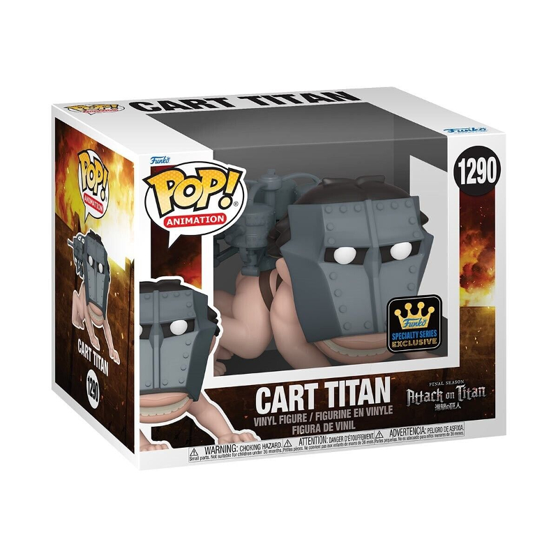 Funko Pop! Animation Attack On Titan Cart Titan 1290 Exclusivo