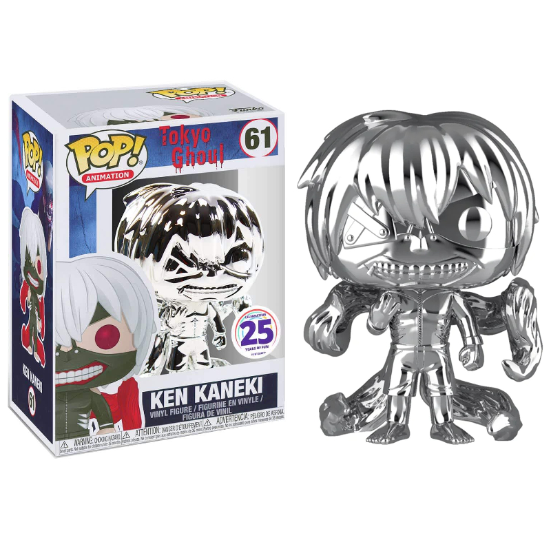 Funko Pop! Tokyo Ghoul Ken Kaneki 61 Metallic Exclusivo Original