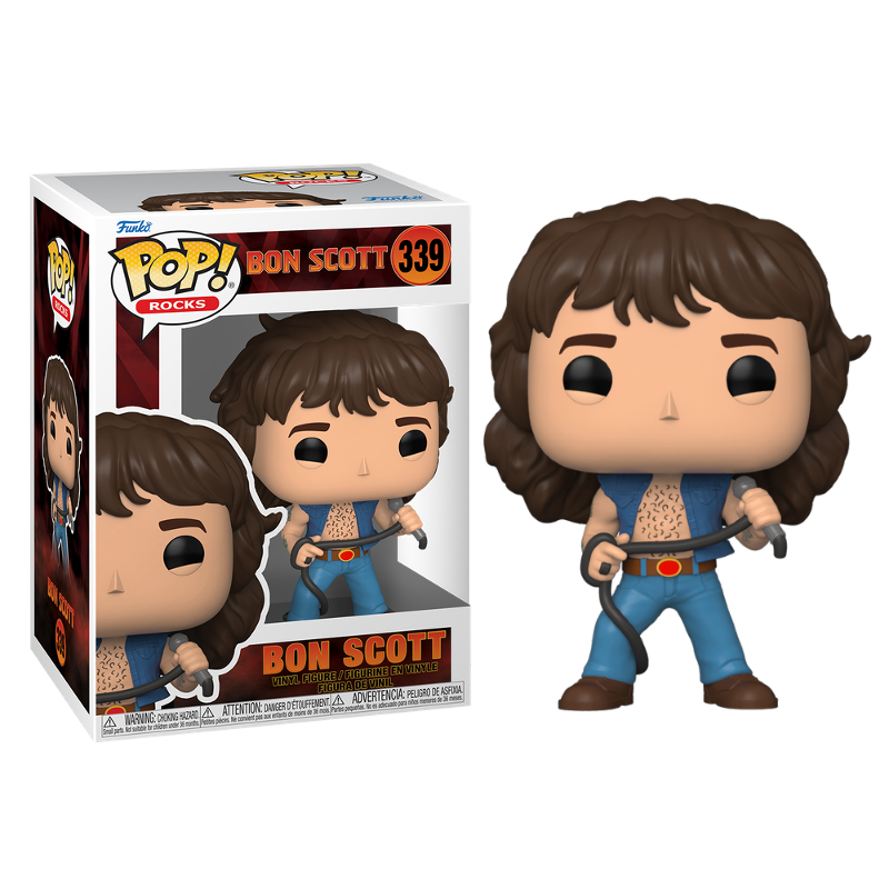 Funko Pop! Rocks ACDC Bon Scott 339 Original Colecionavel - Moça do Pop ...