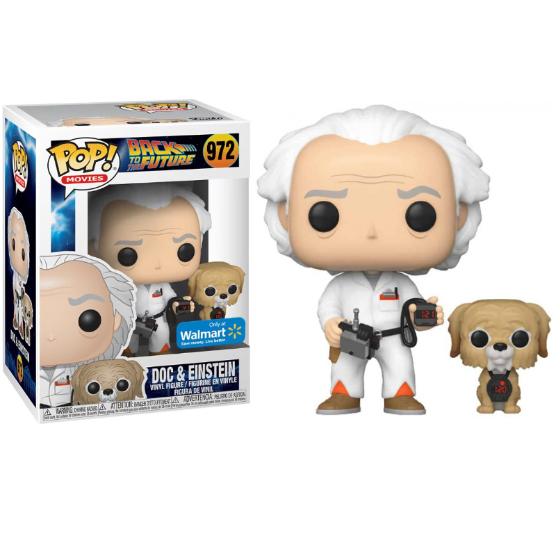 Funko Pop! Filme De Volta Para O Futuro Doc & Einstein 972