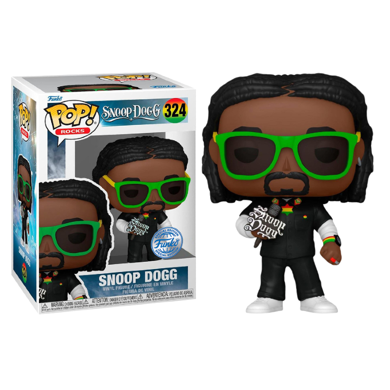 Funko Pop! Rocks Snoop Dogg 324 Exclusivo Original Colecionavel