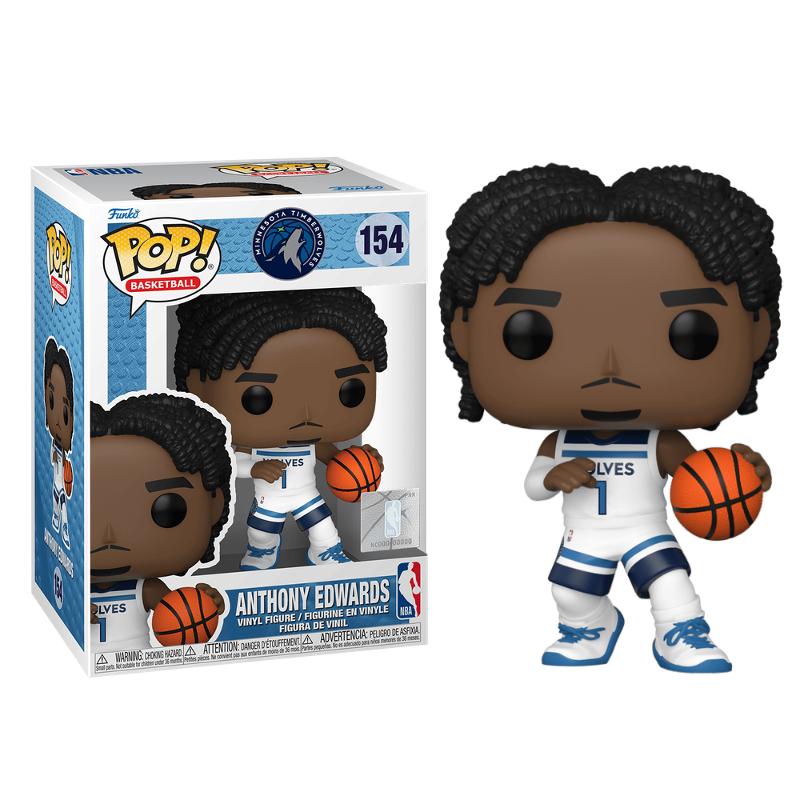 Funko Pop! NBA Basketball Anthony Edwards 154 Exclusivo Original