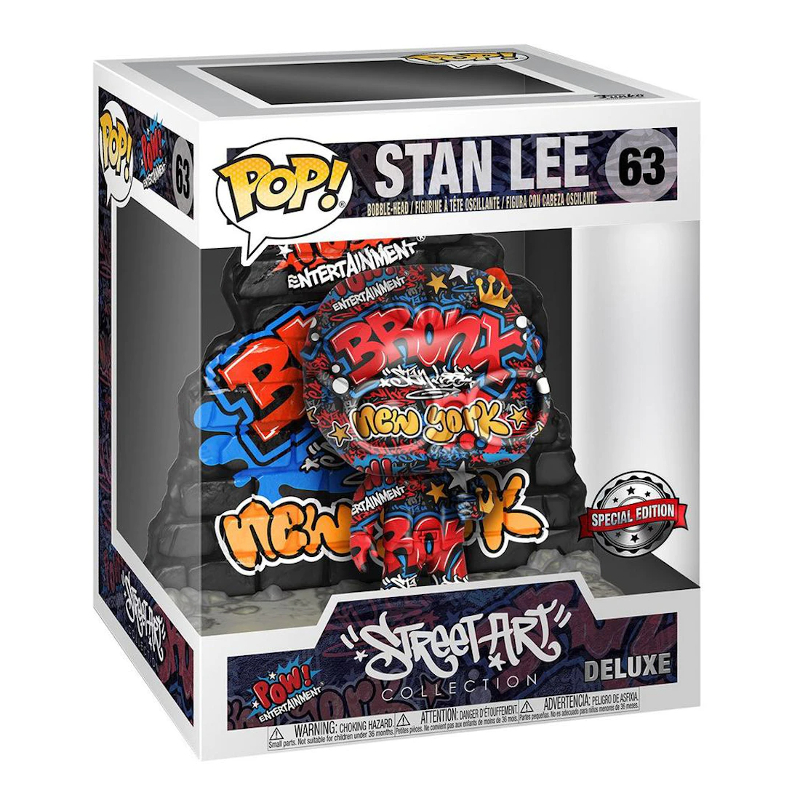 Funko Pop! Deluxe Marvel Street Art Stan Lee 63 Exclusivo Original