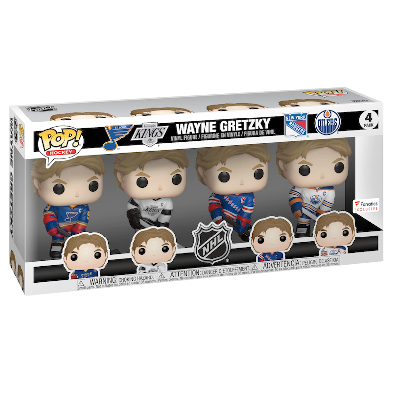 Funko Pop! Hockey Kings Wayne Gretzky 4 Pack Exclusivo Original