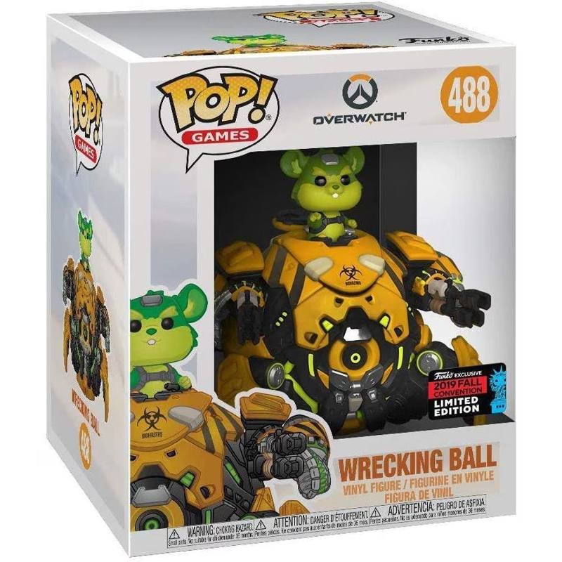 Funko Pop! Games Overwatch Wrecking Ball 488 Exclusivo Original