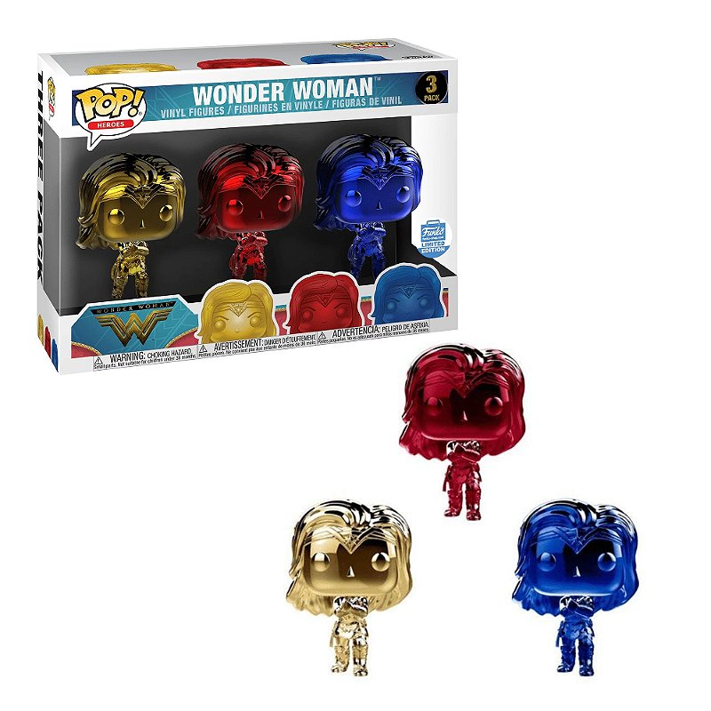 Funko Pop! Heroes: DC Holiday - Wonder Woman with Lights Lasso Comics WW - DC Comics - Figura in Vinile da Collezione - Idea Regalo - Merchandising Ufficiale - Giocattoli per Bambini
