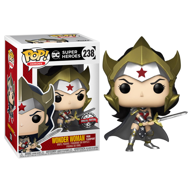 Funko Pop! Heroes DC Wonder Woman From Flashpoint 238 Exclusivo