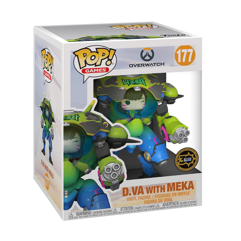 Funko Pop! Games Overwatch D.Va With Meka 177 Exclusivo Original