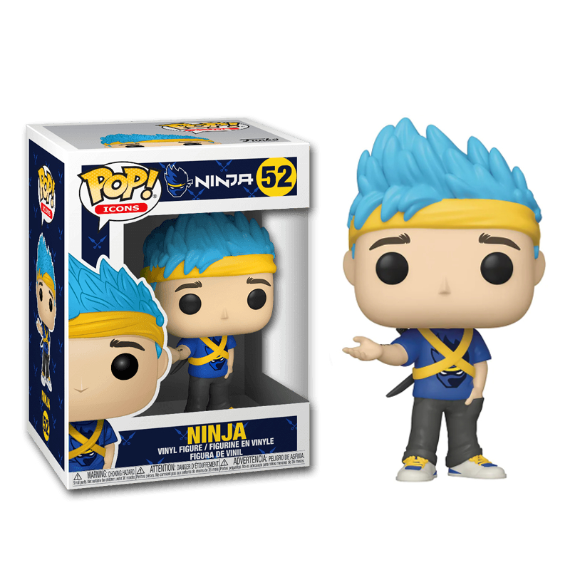 Funko Pop! Games Fortnite Ninja 52 Original Colecionavel - Moça do