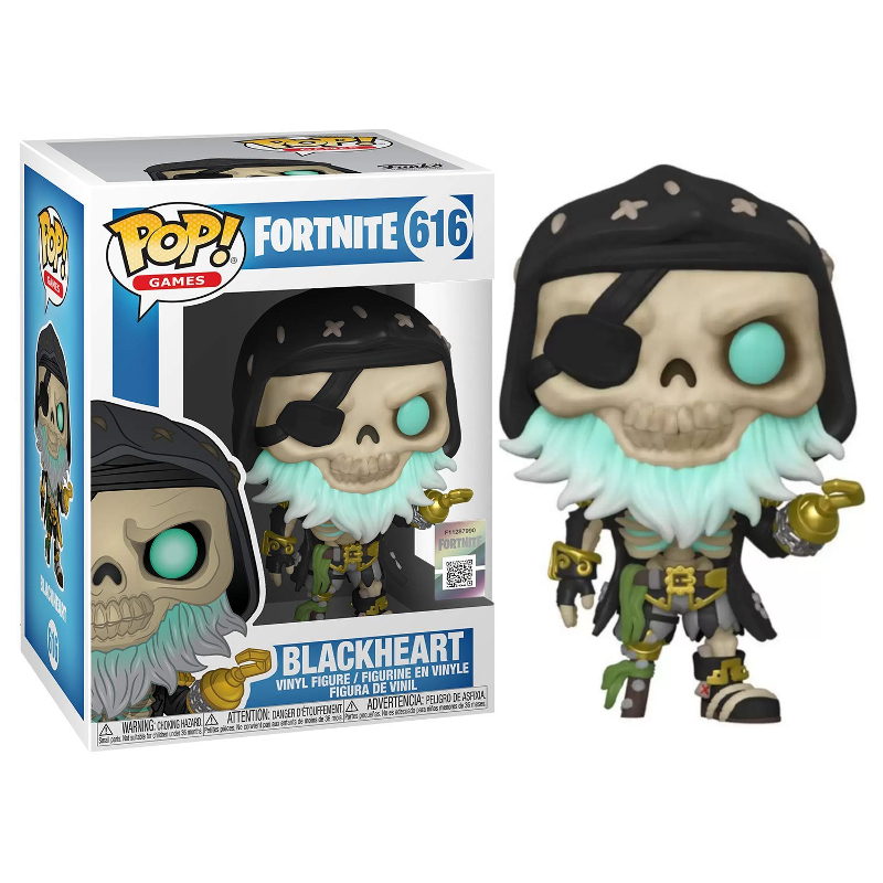 Funko Pop Games Fortnite Blackheart 616 Exclusivo Original - Moça