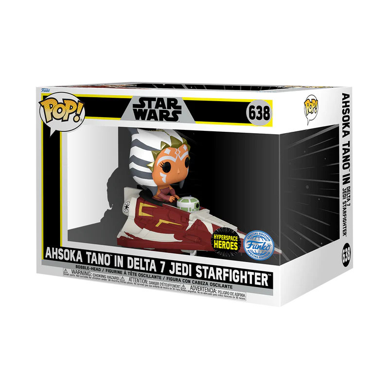 Funko Pop! Star Wars Ahsoka Tano in Delta 7 Jedi Starfighter 638
