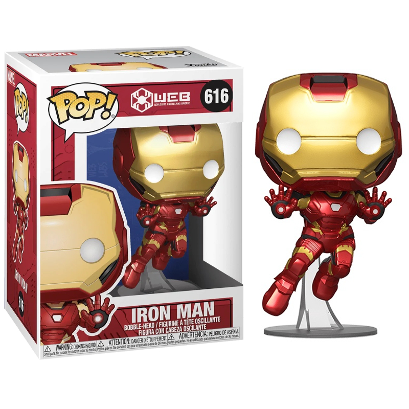 Funko Pop! Marvel Homem de Ferro / Iron Man 616 - Moça do Pop