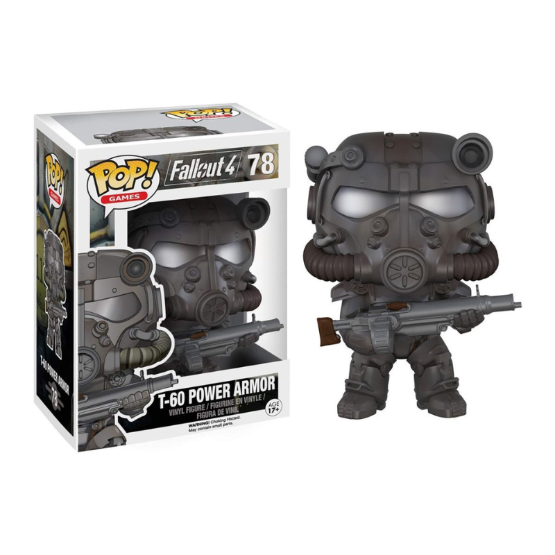 Funko Pop! Games Fallout T-60 Power Armor 78 Original Colecionavel